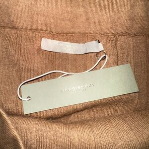 Chic Tan Knit Maxi Skirt